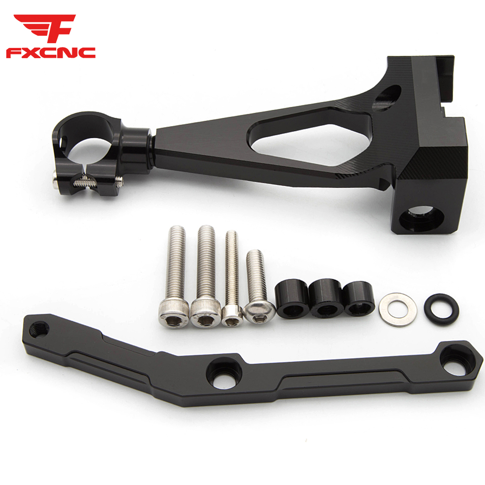 Steering Damper Stabilizer Kit Cnc - حامل تثبيت مثبت توجيه الدراجة النارية