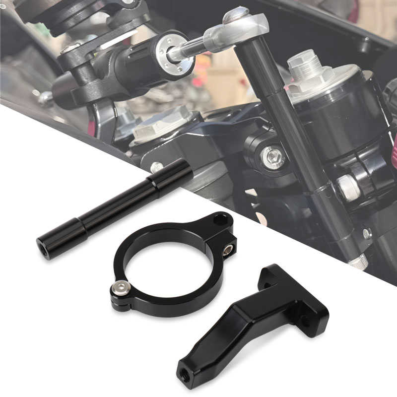 Steering Damper Stabilizer Kit Cnc - اكسسوارات الدراجات النارية باستخدام الحاسب الآلي