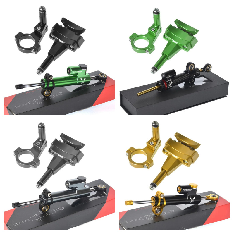 لكاواساكي 500 2024-دراجة نارية - مراجعة Steering Damper Stabilizer Kit Cnc وسعره