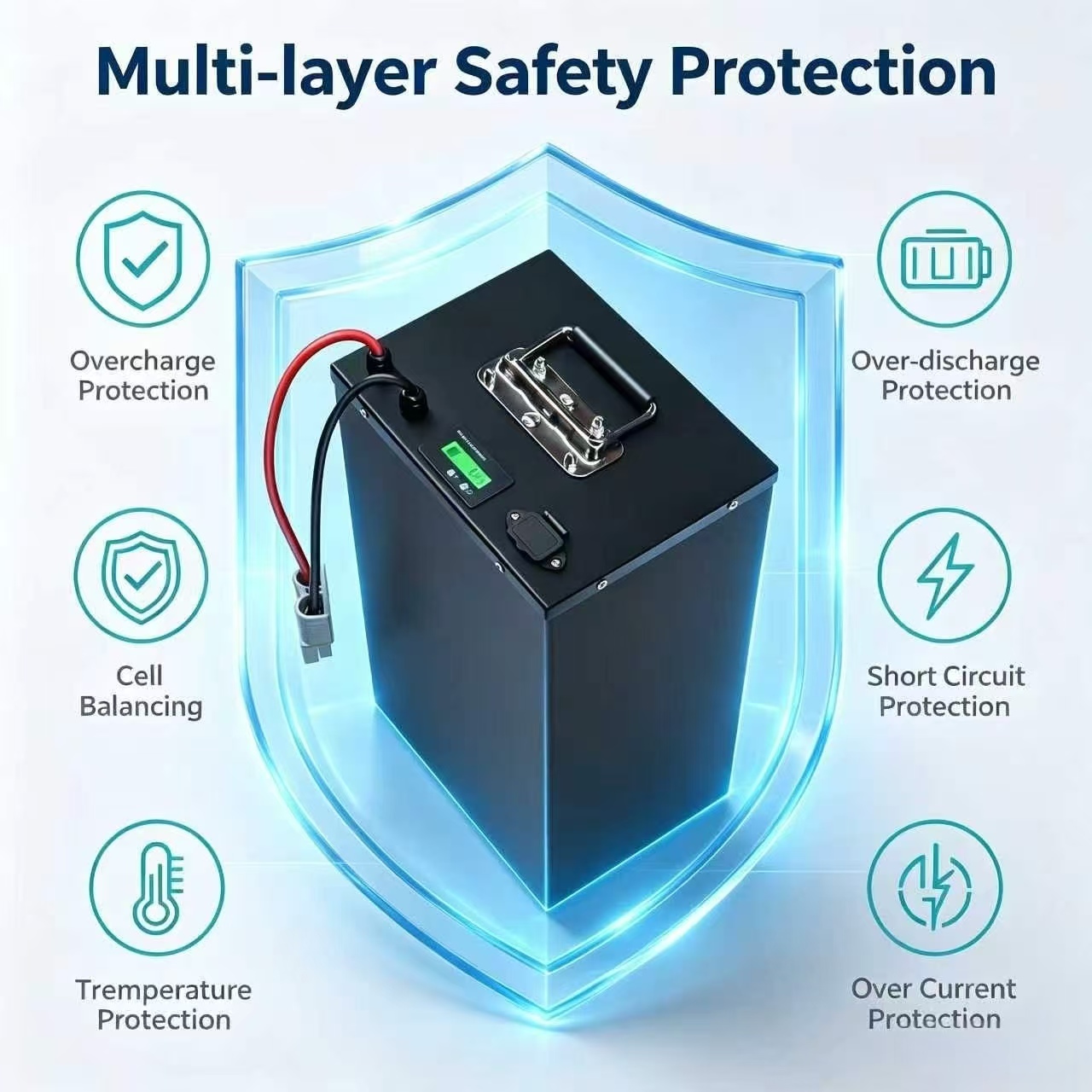 بطارية ليثيوم أيون 20S 72V 20A - مراجعة 72V 30Ah Lifepo4 Battery Pack وسعره
