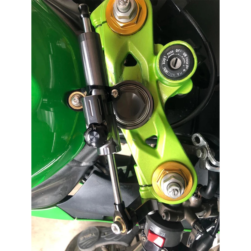 لكاواساكي نينجا ZX-6R ZX636 ZX - مراجعة Steering Damper Stabilizer Kit Cnc وسعره