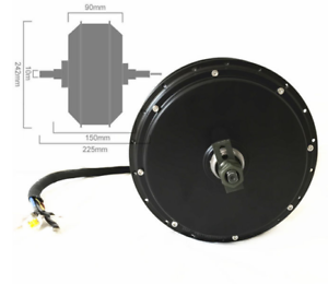 دراجة كهربائية قوية 48 فولت 60 - مراجعة 60V 5000W Brushless Hub Motor وسعره