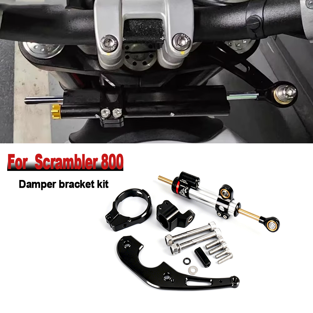 طقم تثبيت مثبت توجيه الدراجة ا - مراجعة Steering Damper Stabilizer Kit Cnc وسعره