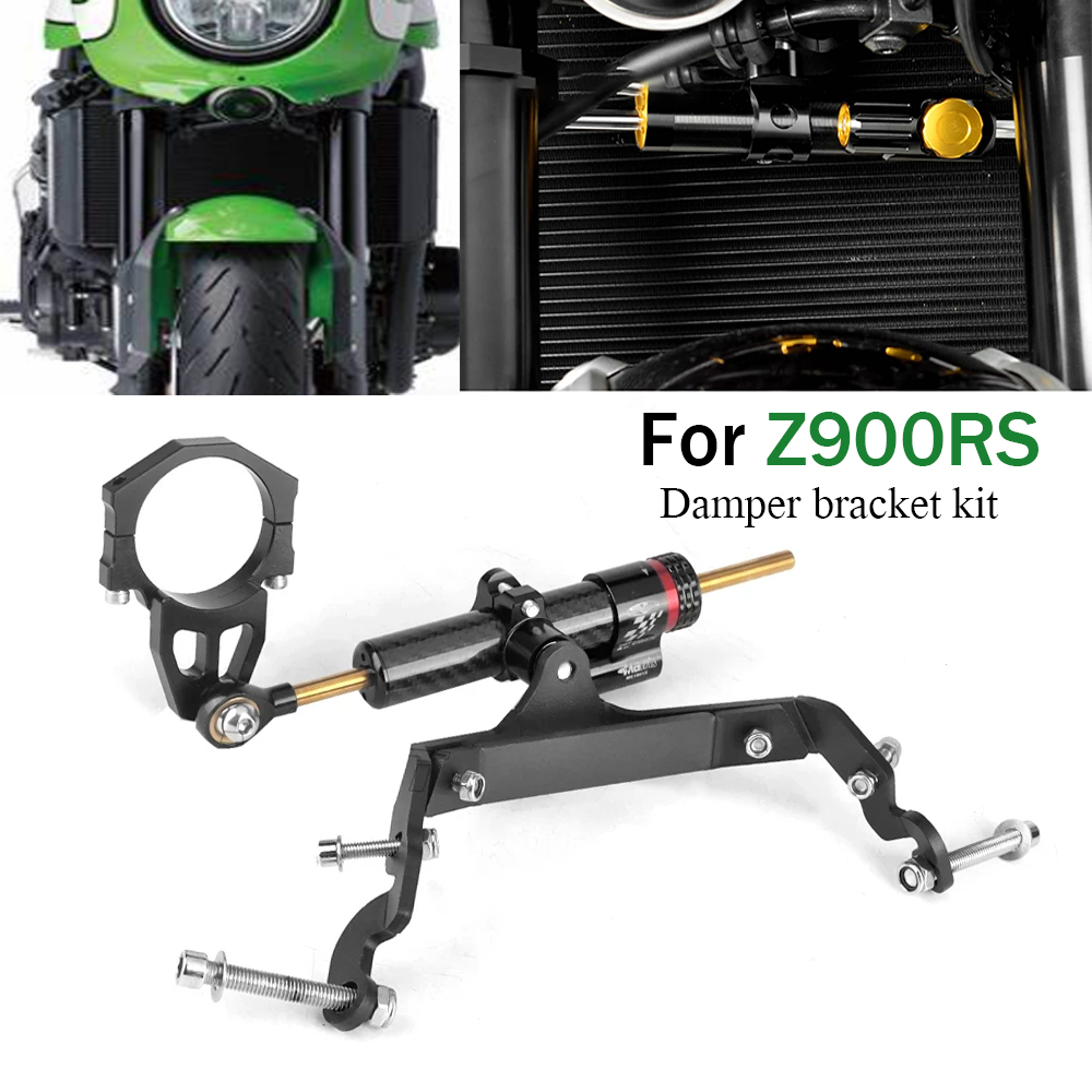 لكاواساكي Z900RS z900rs Z 900  - مراجعة Steering Damper Stabilizer Kit Cnc وسعره