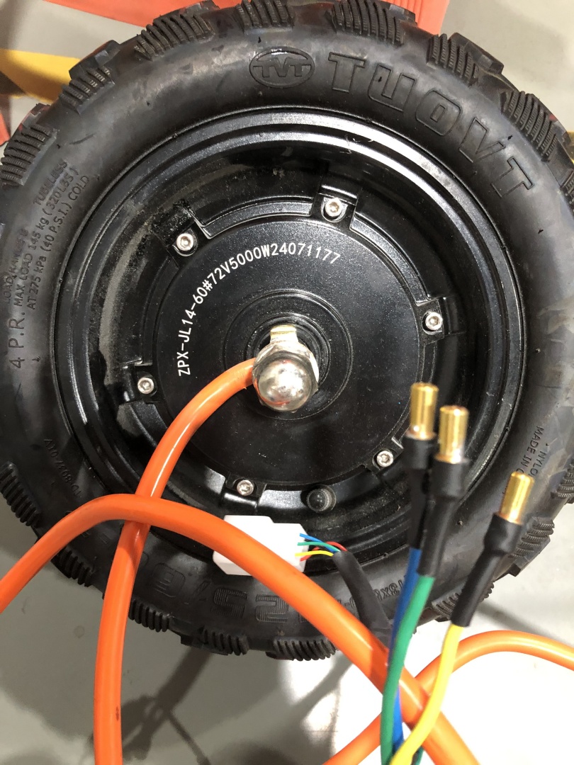 محرك محور بدون فرشاة بقوة 4000 - مراجعة 60V 5000W Brushless Hub Motor وسعره